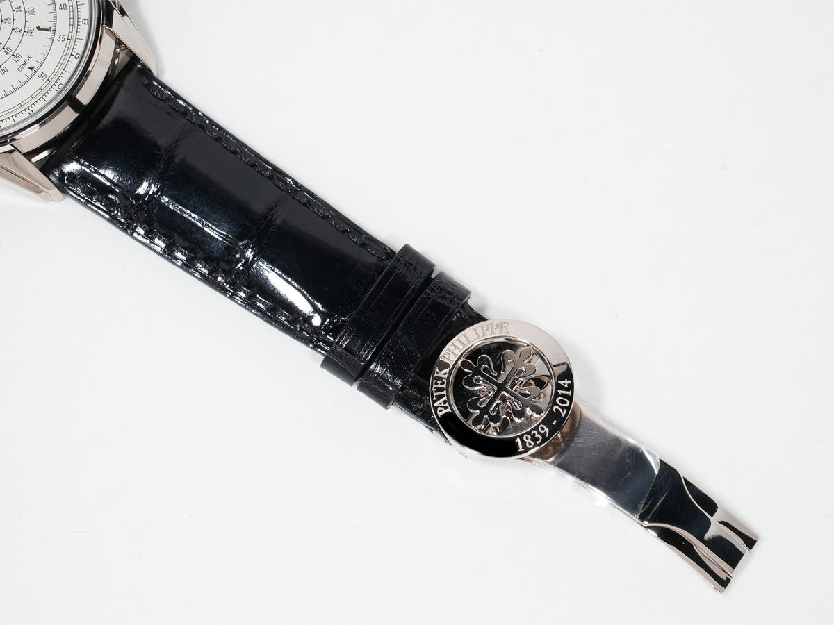 パテックフィリップ クロノグラフ Ref.5975G-001 WG シルバー文字盤 極美品 8qh2p3b3