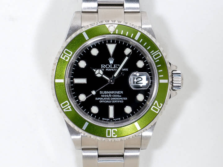 ロレックス サブマリーナー デイト Ref.16610LV ステンレススチール ブラック文字盤 美中古 h8pxfhdp