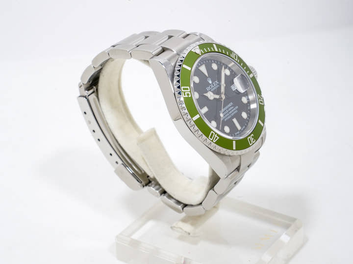 ロレックス サブマリーナー デイト Ref.16610LV ステンレススチール ブラック文字盤 美中古 h8pxfhdp
