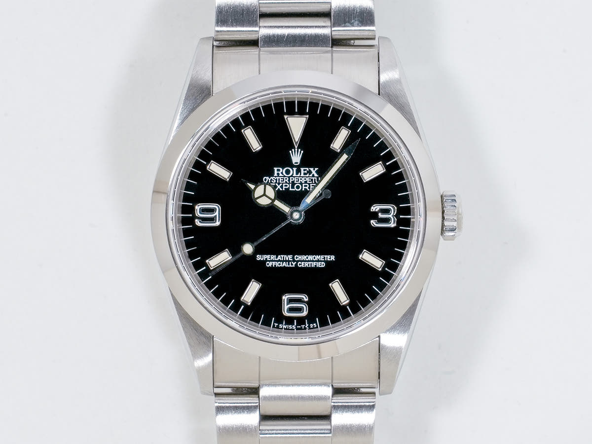 ロレックス エクスプローラーⅠ Ref.14270 SS ブラック文字盤 中古 c35ffhi8
