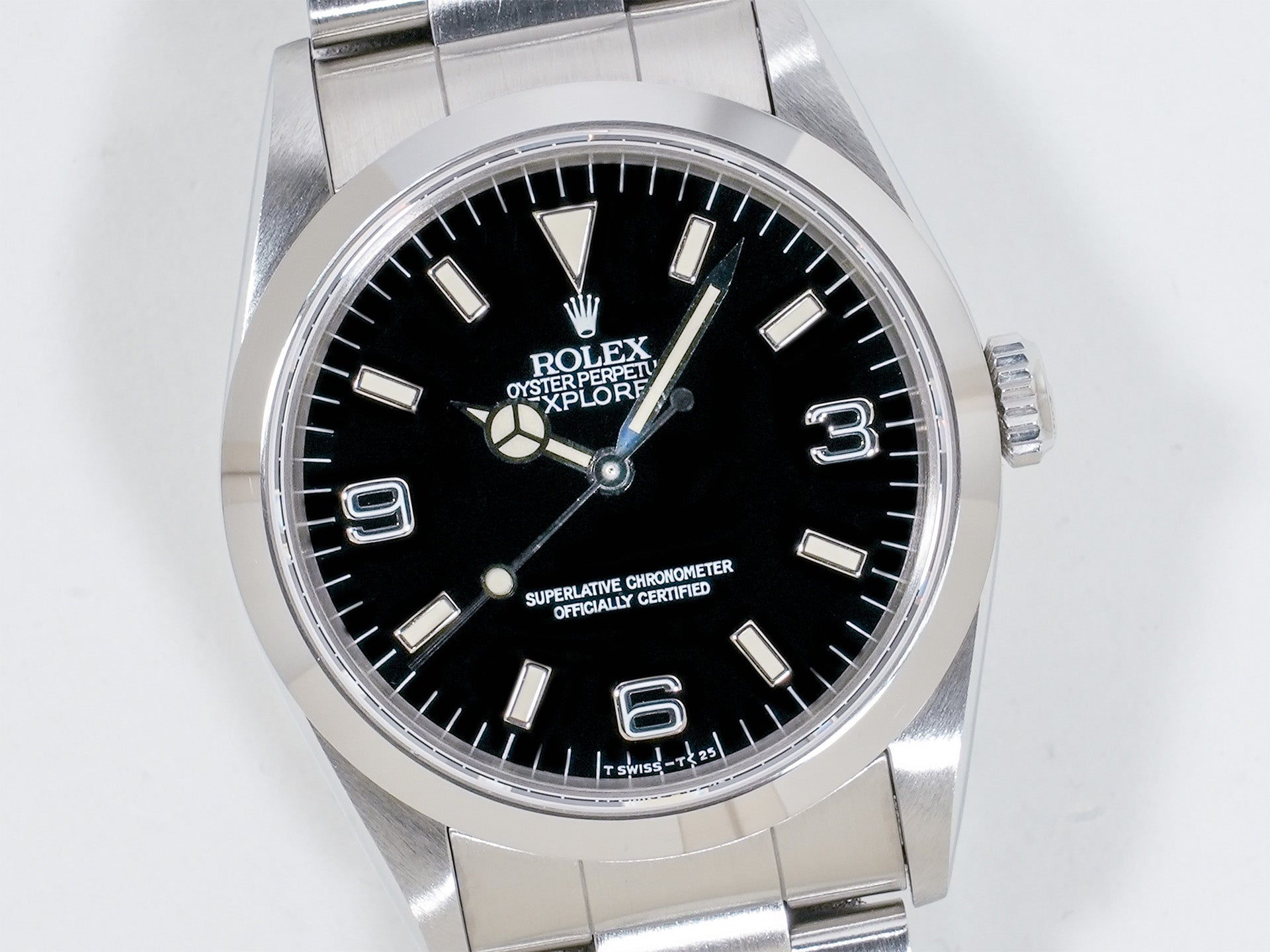 ロレックス エクスプローラーⅠ Ref.14270 SS ブラック文字盤 中古 c35ffhi8