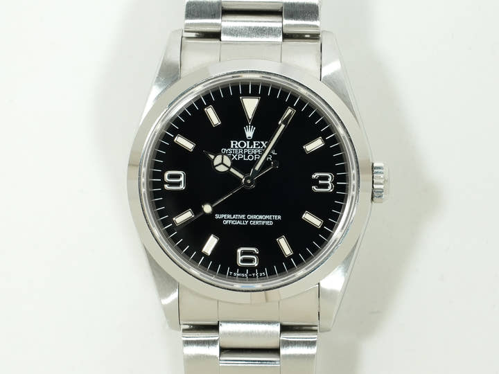 ロレックス エクスプローラーI Ref.14270 ステンレススチール ブラック文字盤