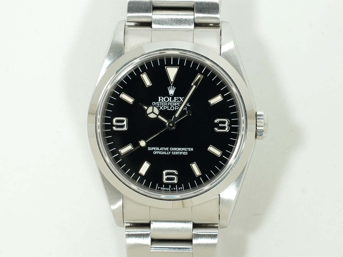 ロレックス エクスプローラーⅠ Ref.14270 SS ブラック文字盤 中古 c2z7eqdp