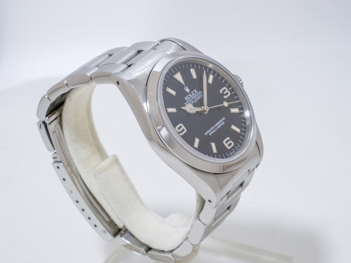 ロレックス エクスプローラーⅠ Ref.14270 SS ブラック文字盤 中古 c2z7eqdp