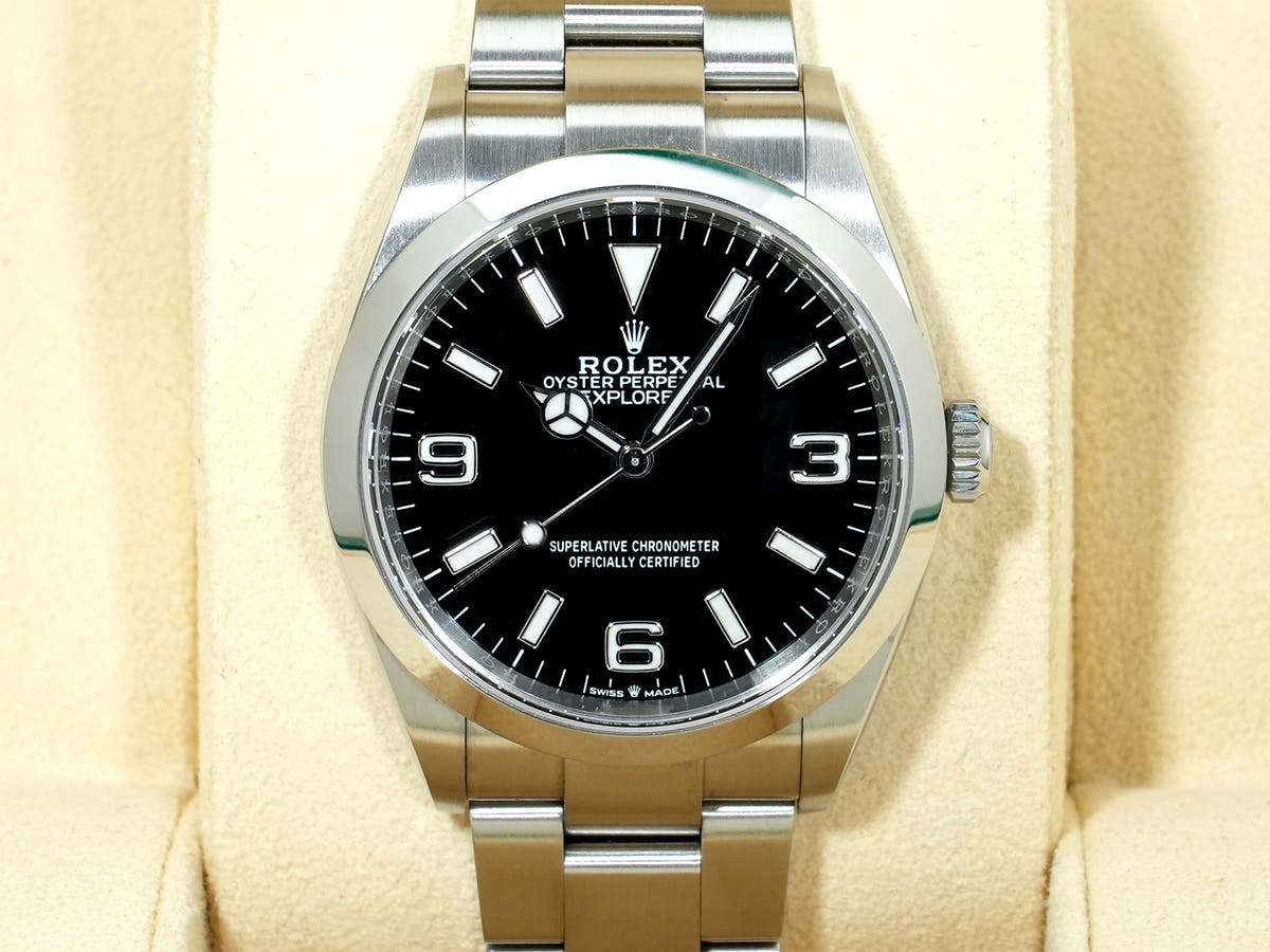 ロレックス エクスプローラー36 Ref.124270 SS ブラック文字盤 中古 tkzhxe6y