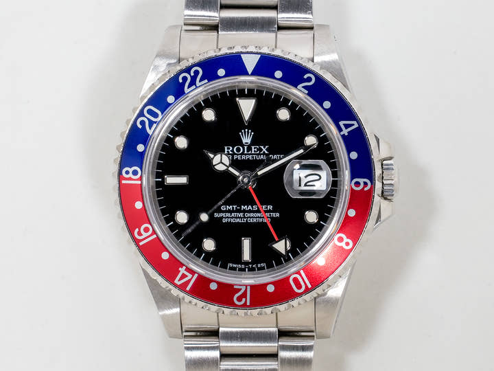ロレックス GMTマスター Ref.16700 ステンレススチール ブラック文字盤 オイスターブレスレット