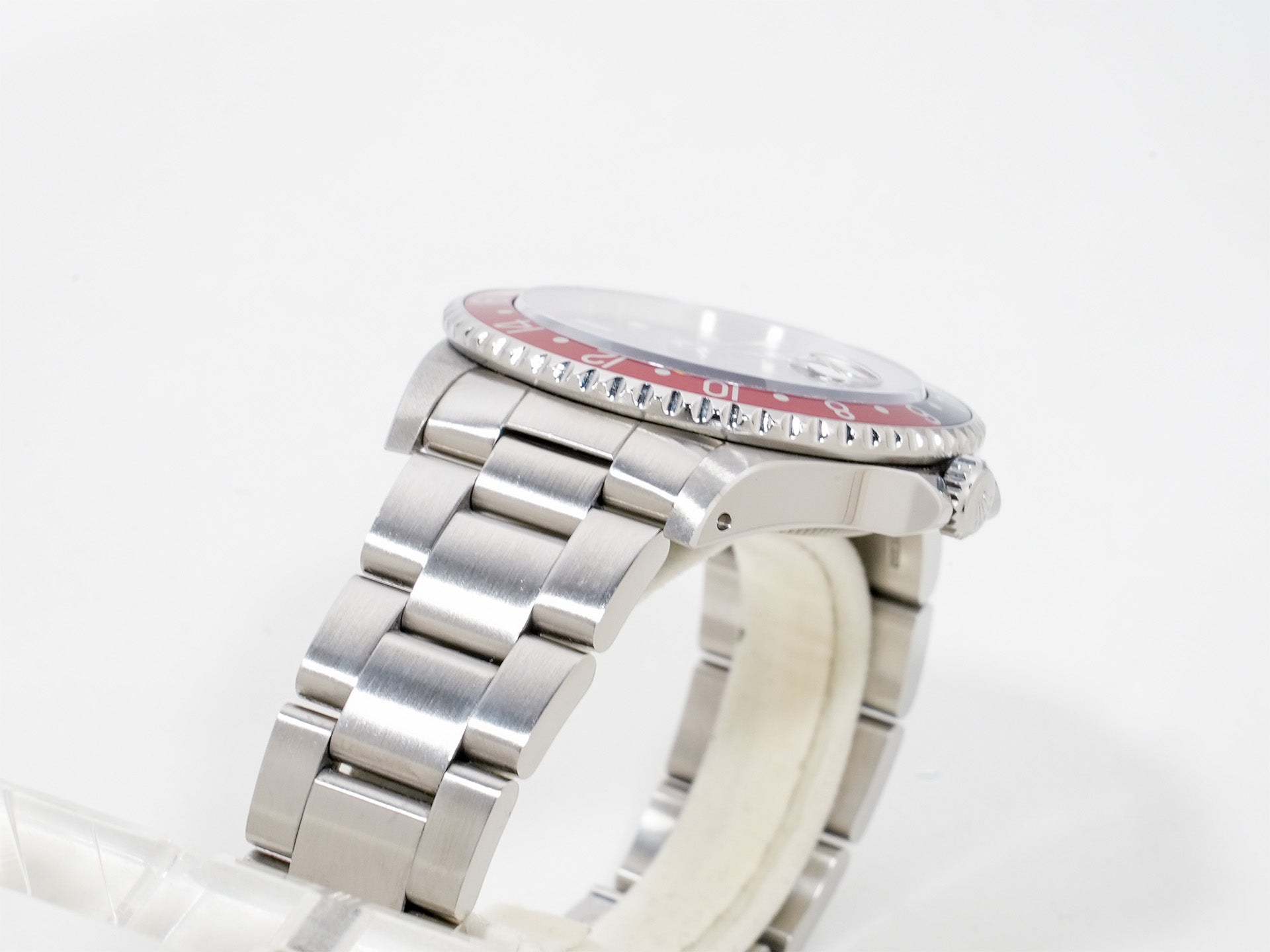 Pre-owned Rolex GMT-Master Ref. 16700 Stainless Steel Black Dial Oyster Bracelet 9duioawv