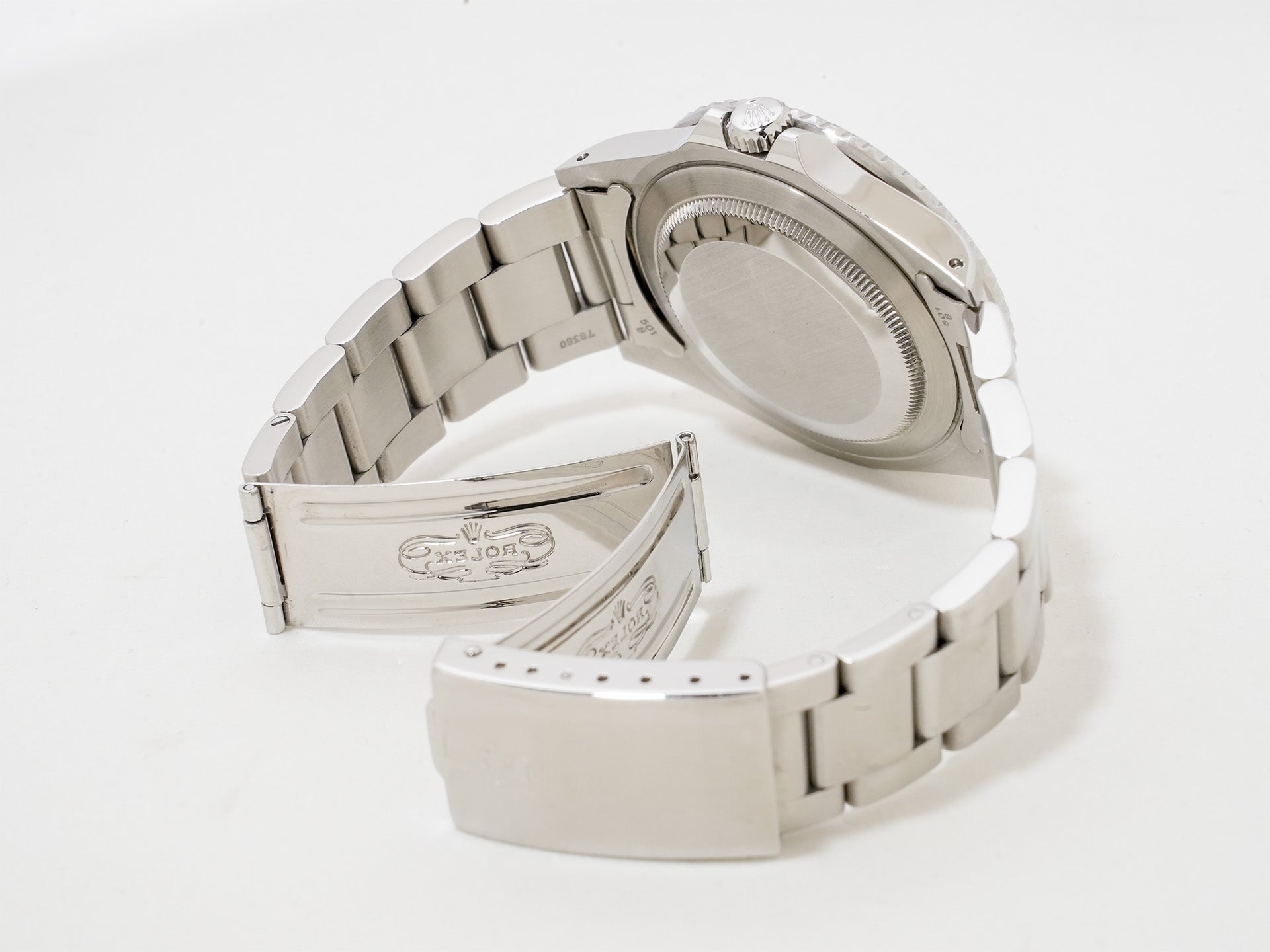 Pre-owned Rolex GMT-Master Ref. 16700 Stainless Steel Black Dial Oyster Bracelet 9duioawv