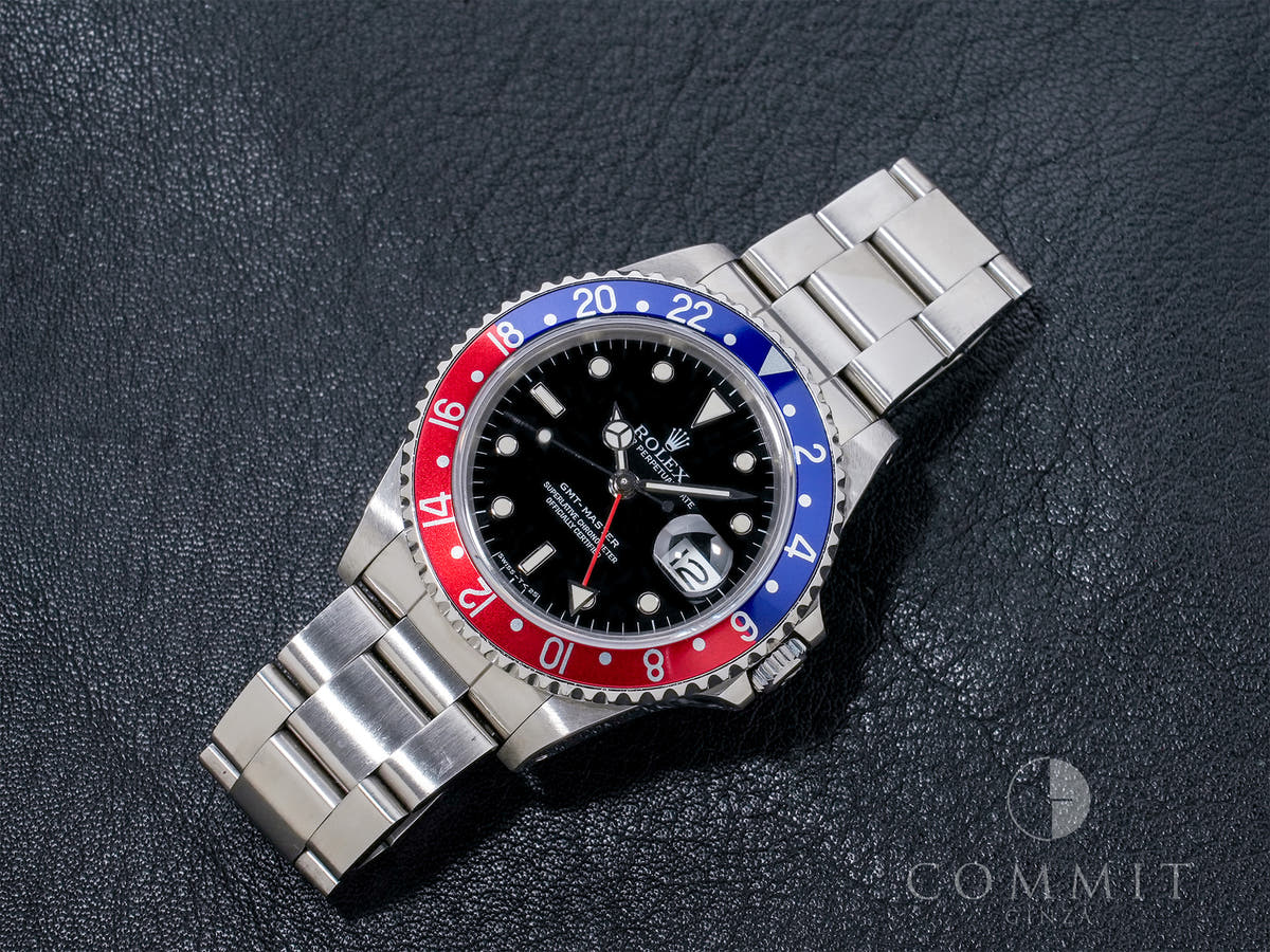 Pre-owned Rolex GMT-Master Ref. 16700 Stainless Steel Black Dial Oyster Bracelet 9duioawv