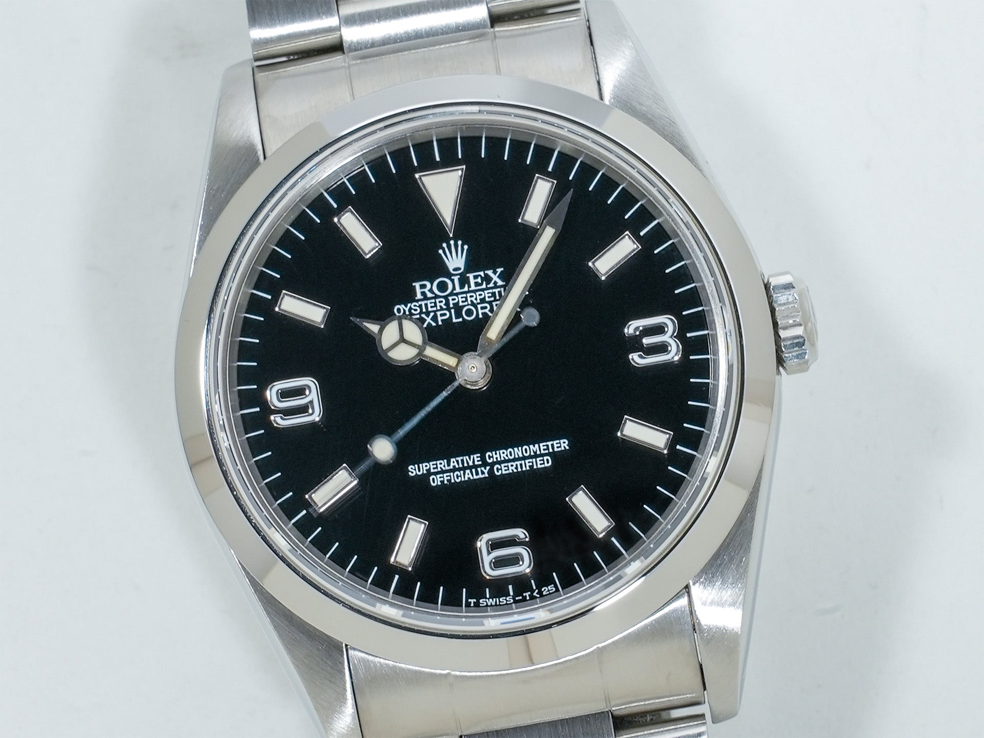 ロレックス エクスプローラーⅠ Ref.14270 SS ブラック文字盤 中古 tqbh4yz6