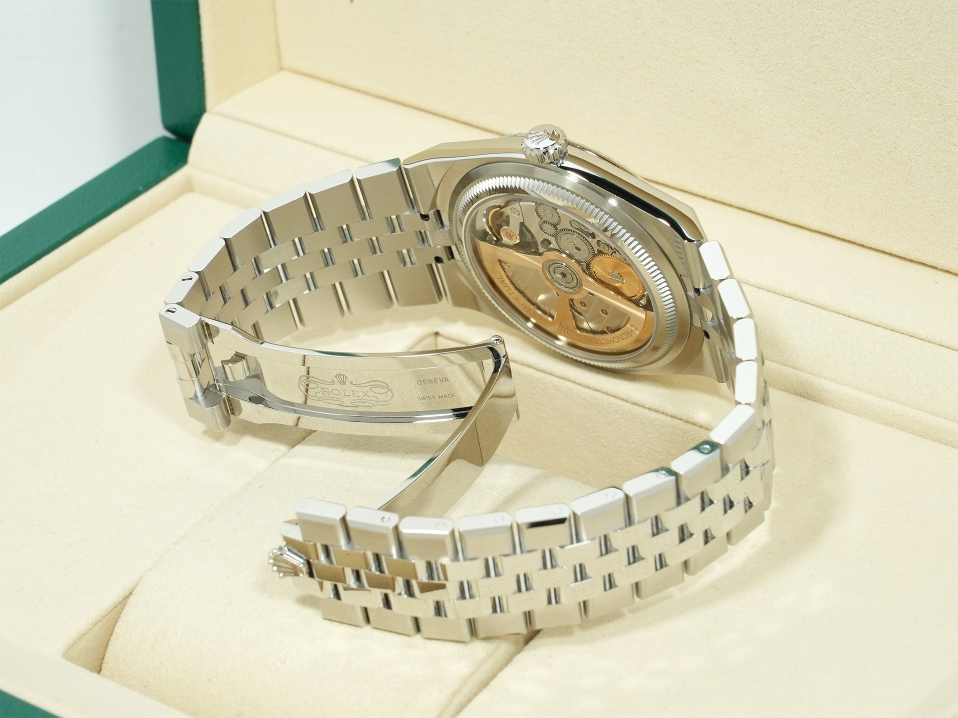ロレックス ランドドゥエラー Ref.127334 SS/WG ホワイト文字盤 未使用 onokoehq