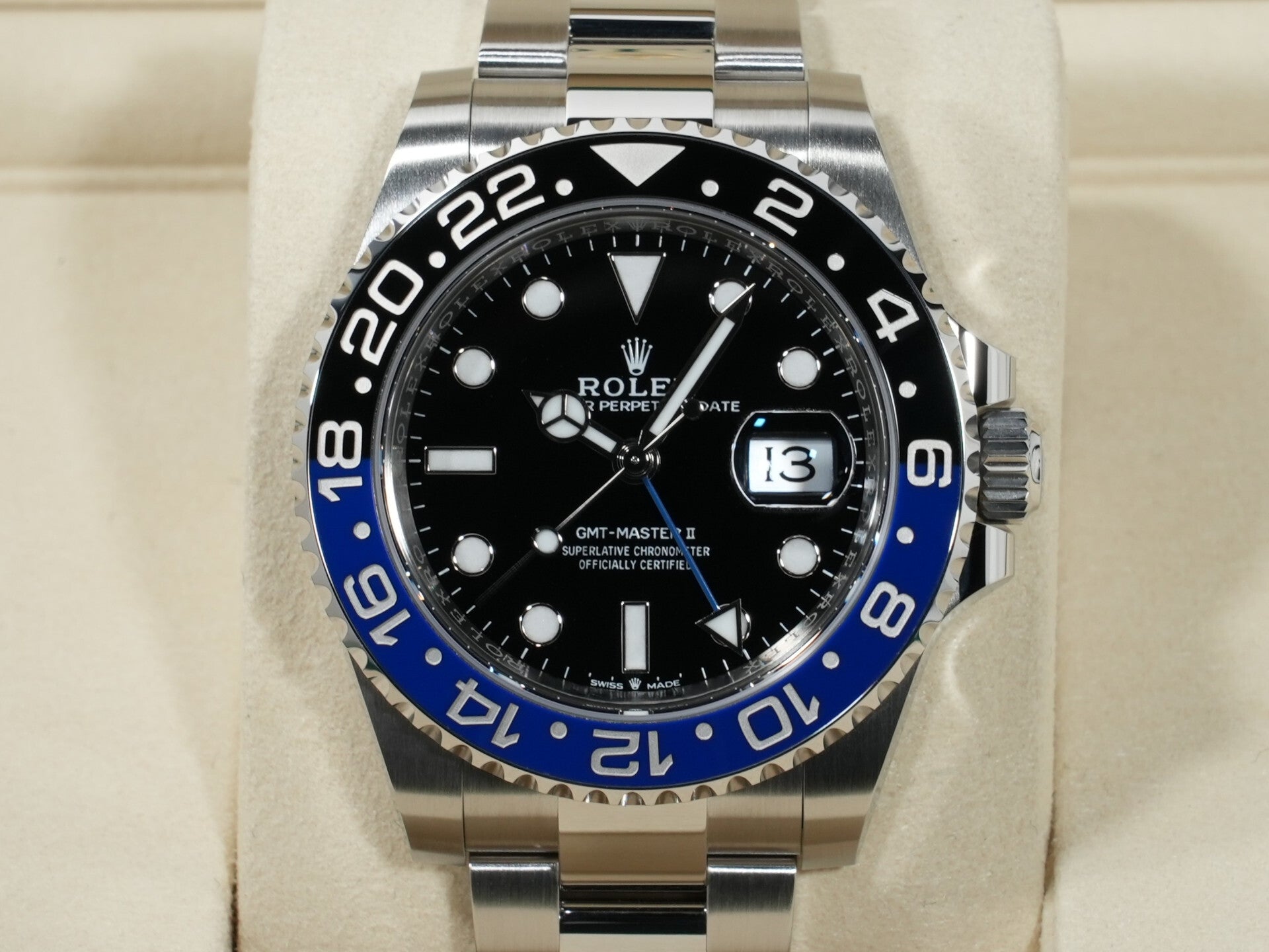 ロレックス GMTマスターII 126710BLNR ブラック gcmfaim2 未使用