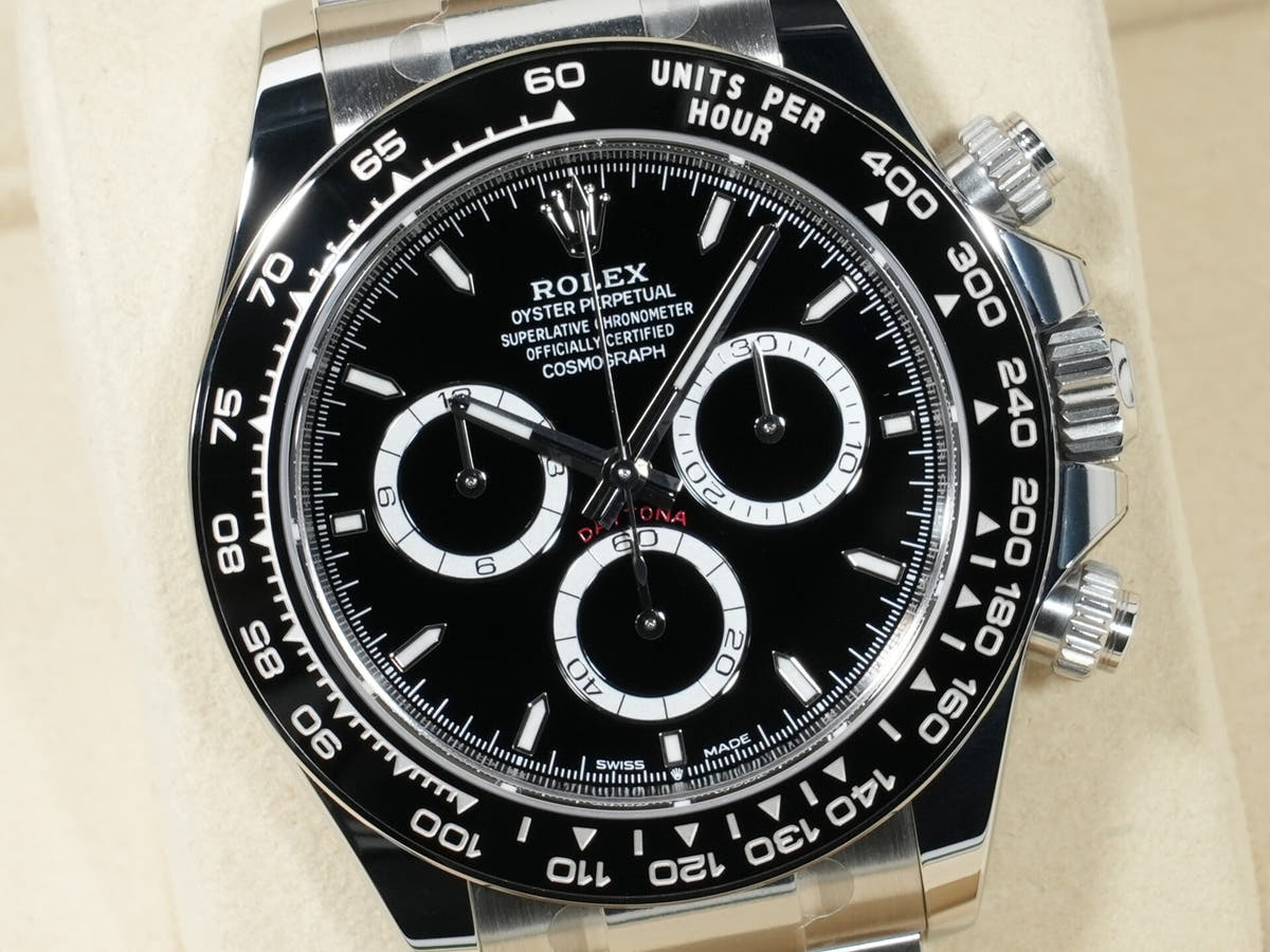 ロレックス デイトナ Ref.126500LN SS ブラック文字盤 未使用 n7hga7j2