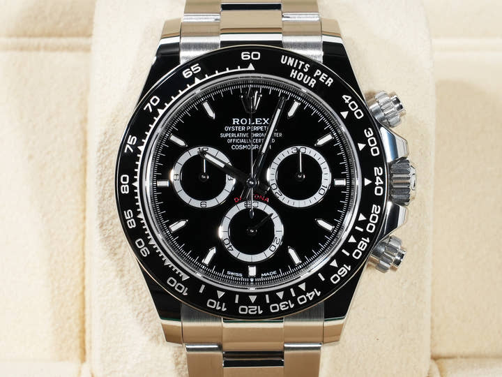 ロレックス デイトナ Ref.126500LN ステンレススチール ブラック文字盤