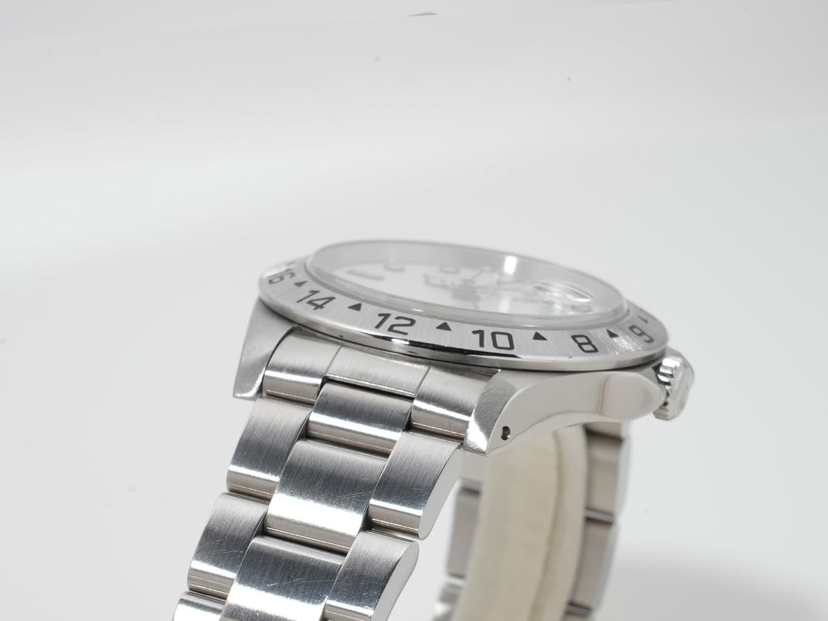 ロレックス エクスプローラーII Ref.16570 SS ホワイト文字盤 中古 au5xwsir