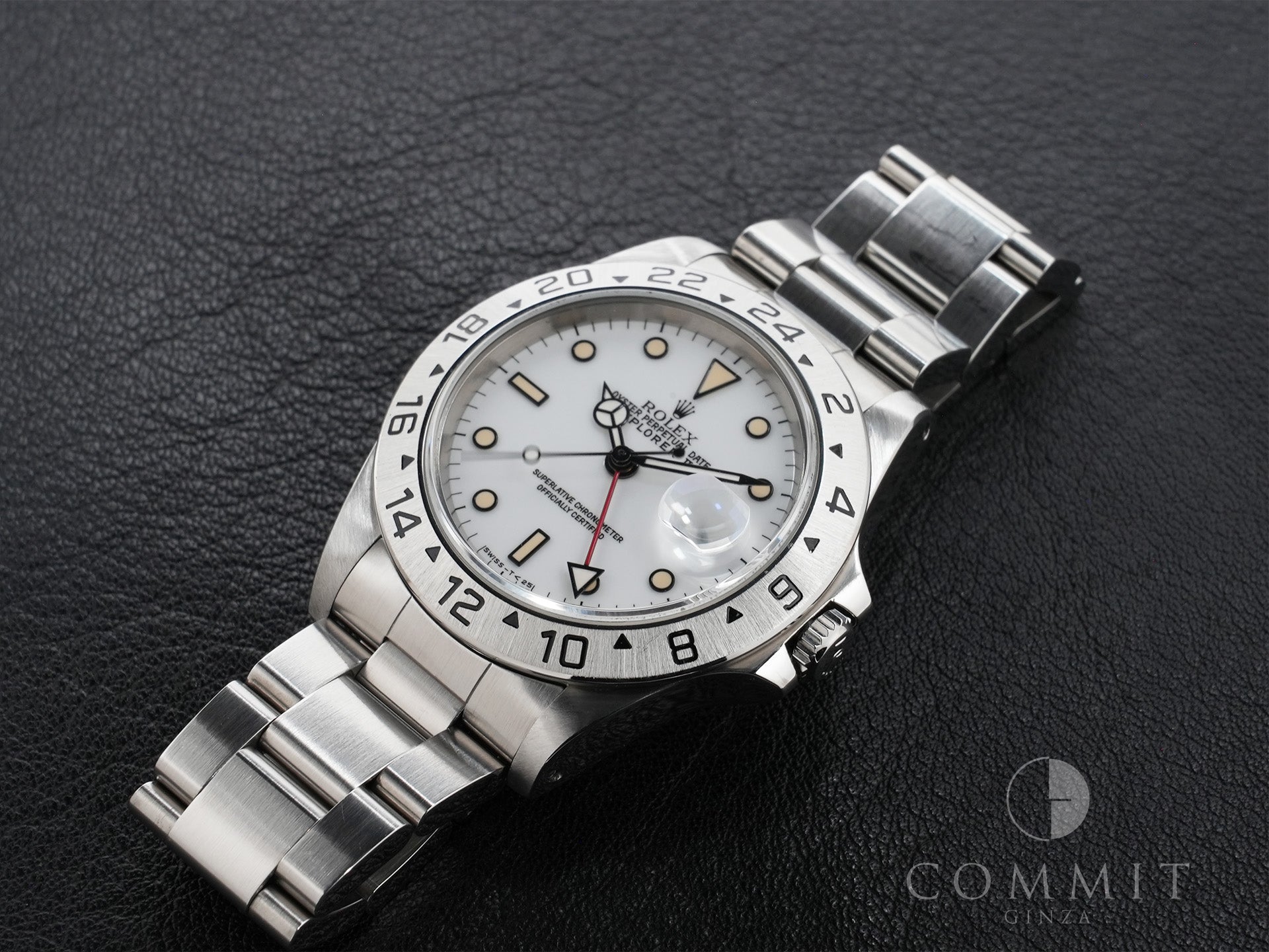 ロレックス エクスプローラーII Ref.16570 SS ホワイト文字盤 中古 au5xwsir