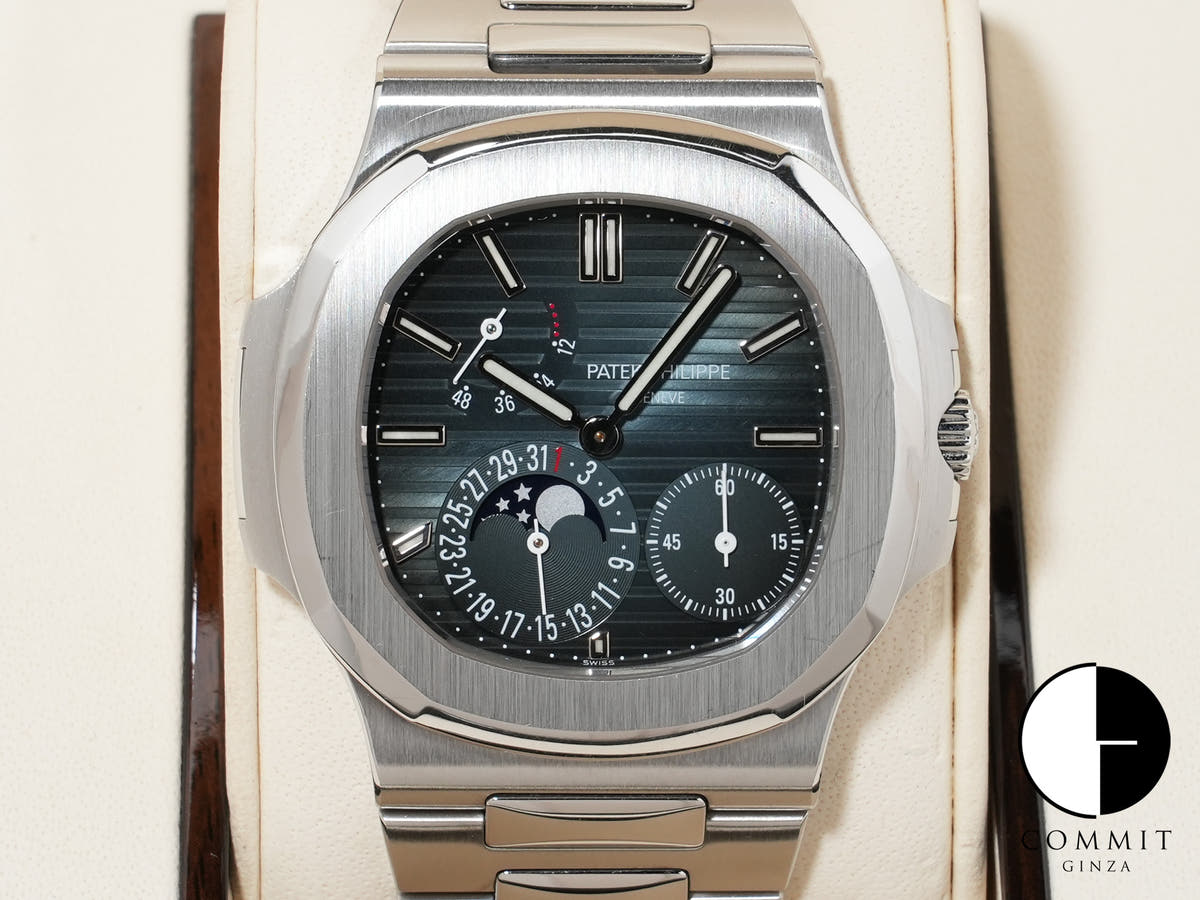 パテックフィリップ ノーチラス プチコンプリケーション Ref.5712/1A-001 SS ブルー文字盤 中古 h6joiqor