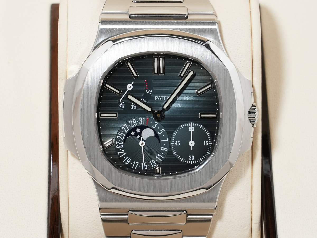 パテックフィリップ ノーチラス プチコンプリケーション Ref.5712/1A-001 SS ブルー文字盤 中古 h6joiqor
