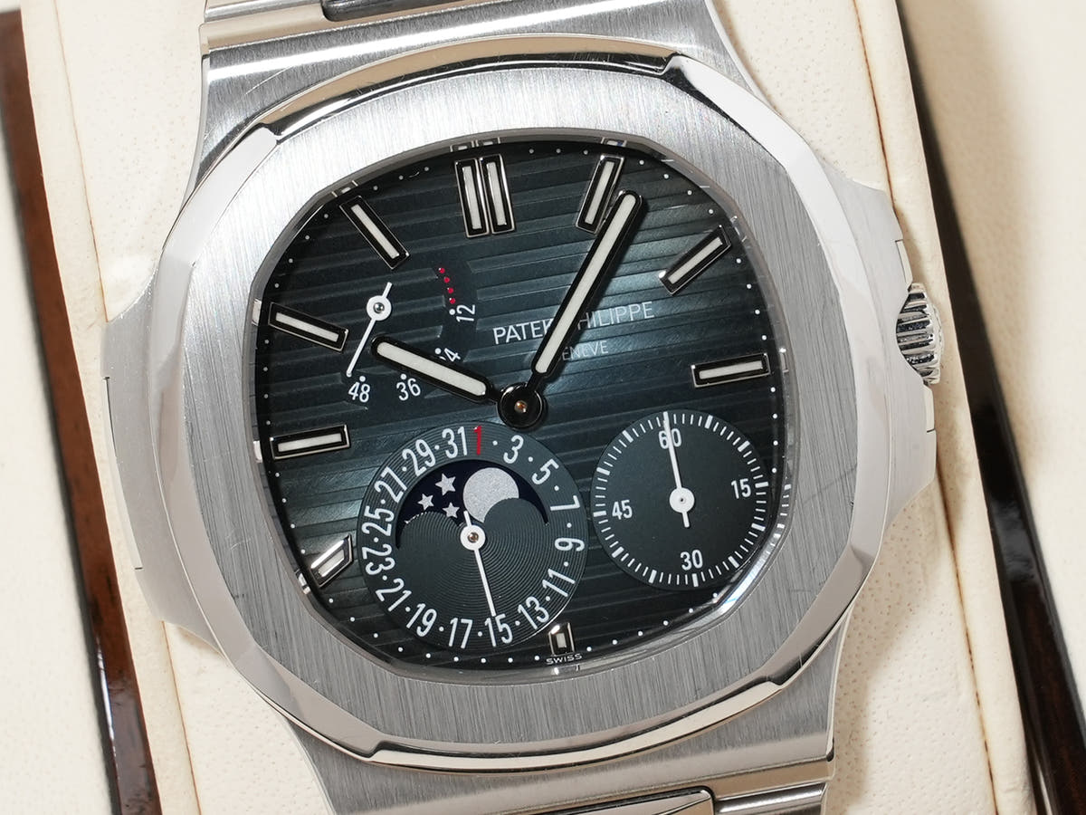 パテックフィリップ ノーチラス プチコンプリケーション Ref.5712/1A-001 SS ブルー文字盤 中古 h6joiqor