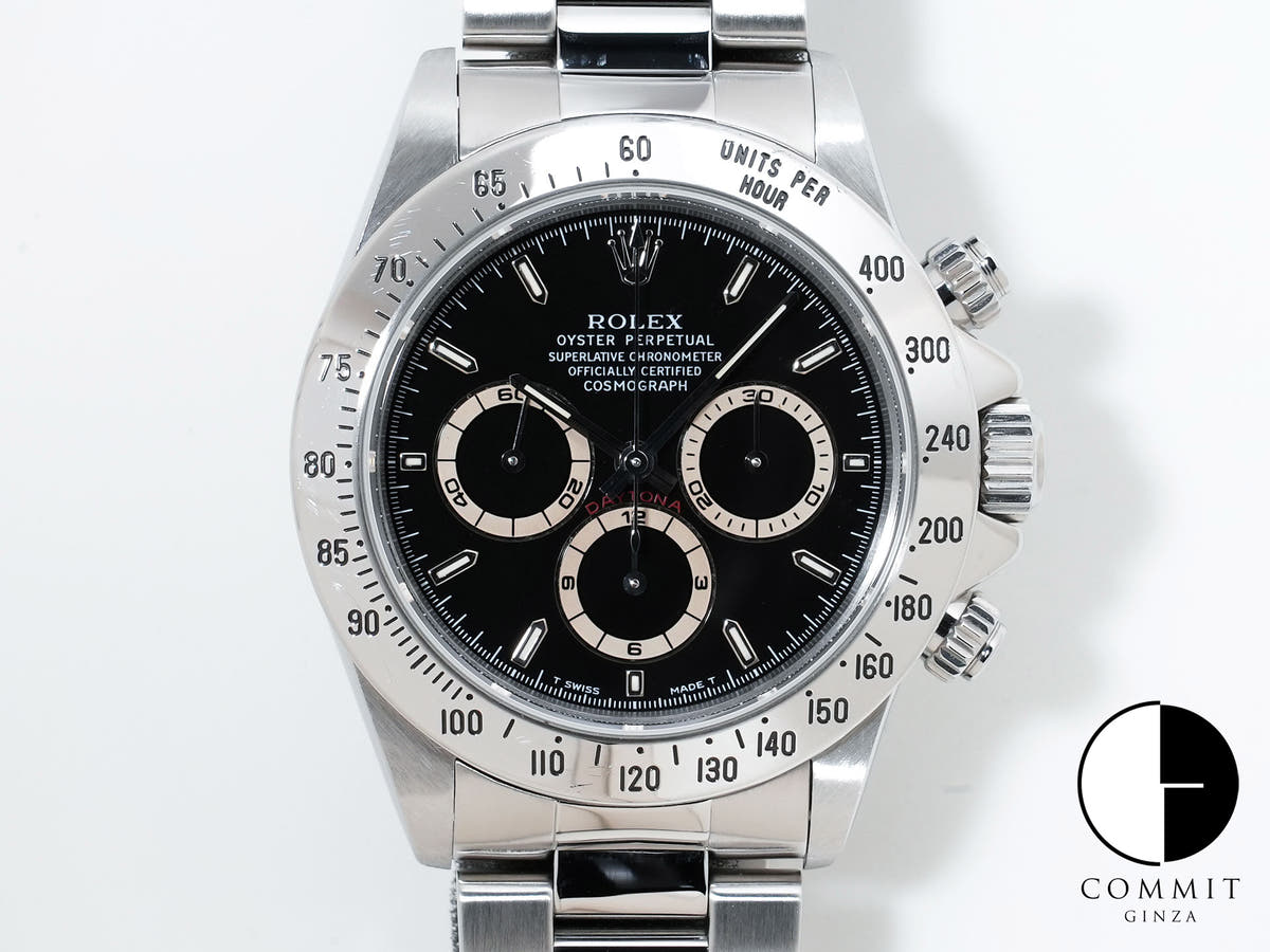 Rolex Daytona El Primero Ref. 16520 Stainless Steel Black Dial Pre-owned z42wiozd