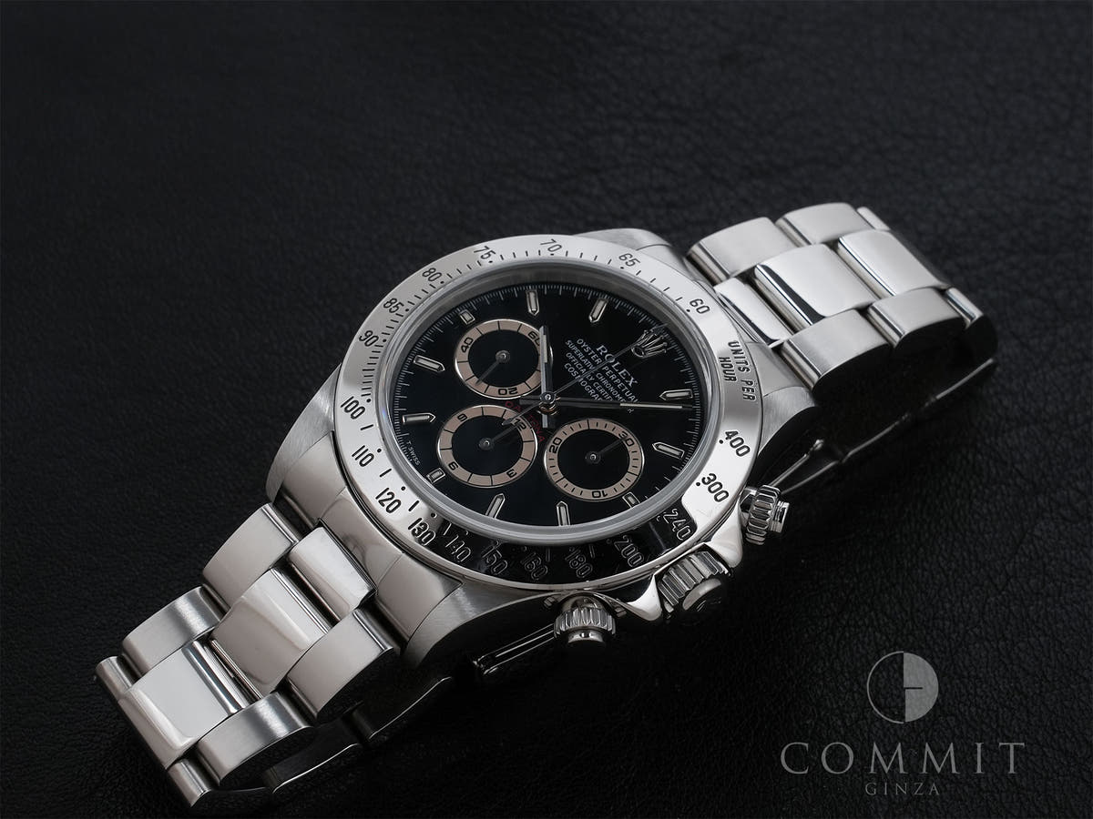 Rolex Daytona El Primero Ref. 16520 Stainless Steel Black Dial Pre-owned z42wiozd
