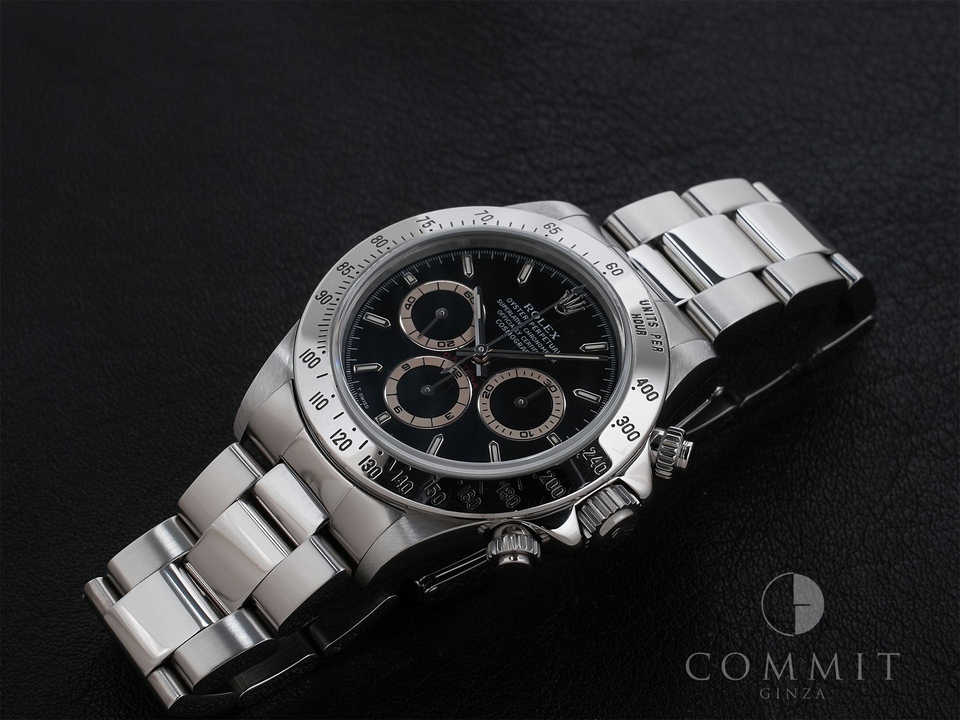 Rolex Daytona El Primero Ref. 16520 Stainless Steel Black Dial Pre-owned z42wiozd