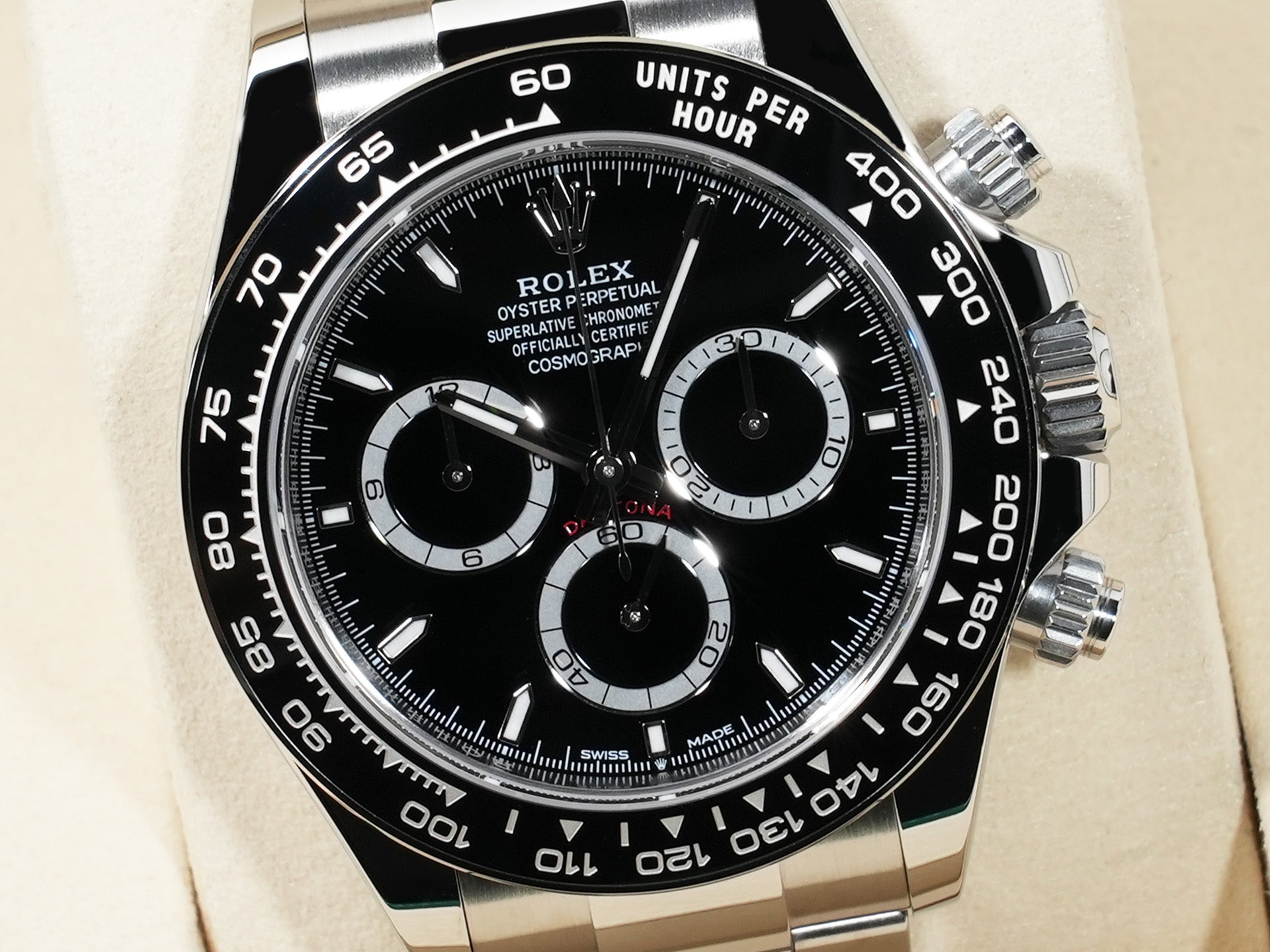 ロレックス デイトナ Ref.126500LN ステンレススチール ブラック文字盤