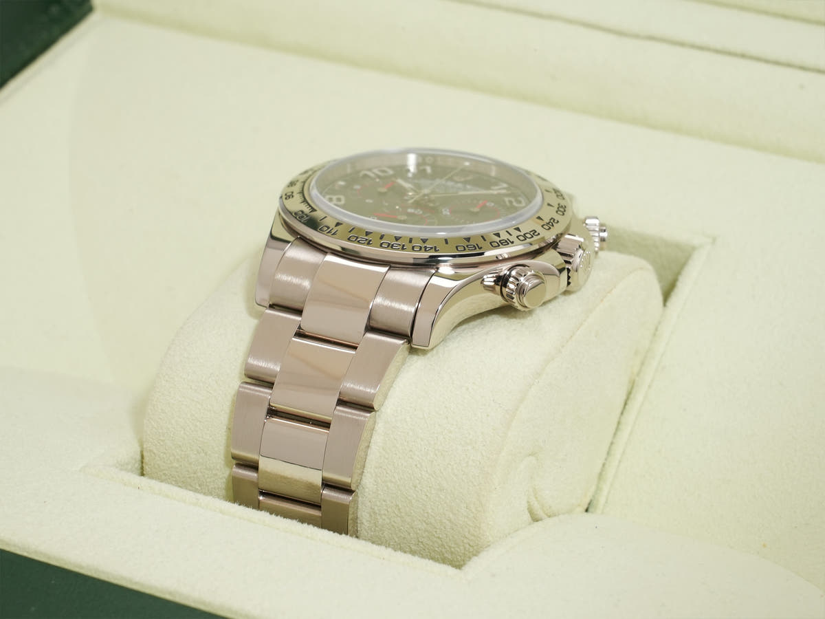Rolex Daytona Ref. 116509 18K White Gold Gray Arabic Dial Pre-owned nxvjxa93
