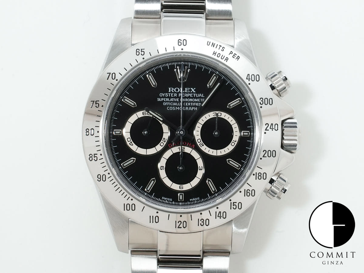 Rolex Daytona El Primero Ref. 16520 Stainless Steel Black Dial Excellent Condition muzmutdg