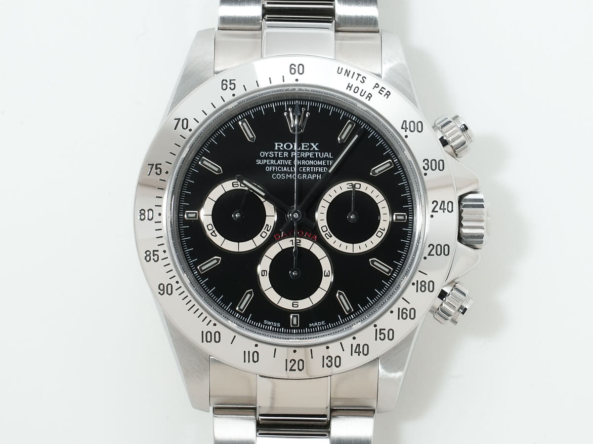 Rolex Daytona El Primero Ref. 16520 Stainless Steel Black Dial Excellent Condition muzmutdg