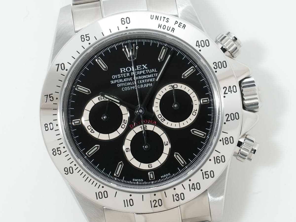 Rolex Daytona El Primero Ref. 16520 Stainless Steel Black Dial Excellent Condition muzmutdg