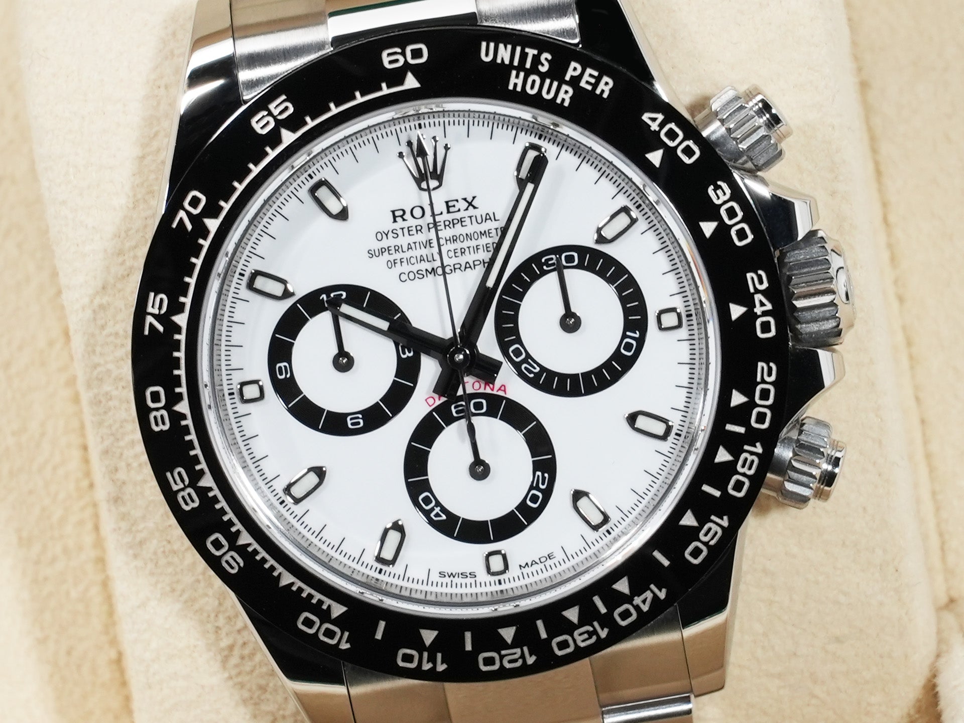 ロレックス デイトナ Ref.116500LN ステンレススチール ホワイト文字盤
