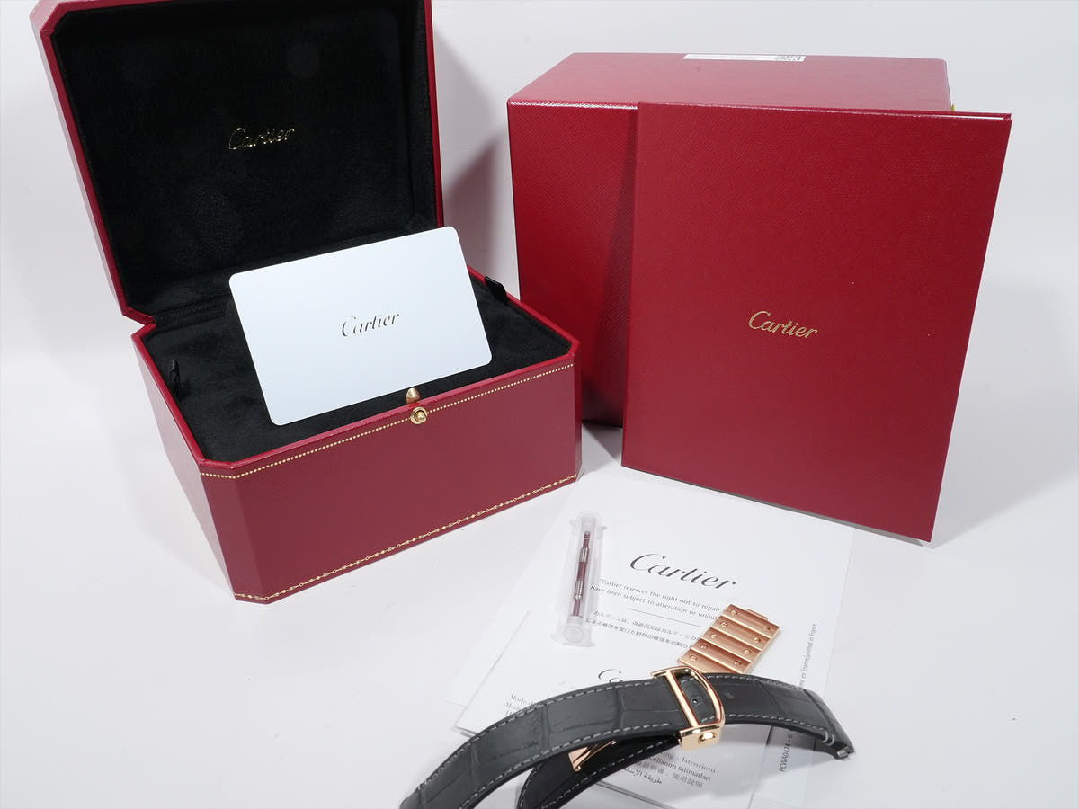 Cartier Santos de Cartier LM Japan Limited Edition Ref. WGSA0101 18KYG Gray Dial Unused kshyoxqw