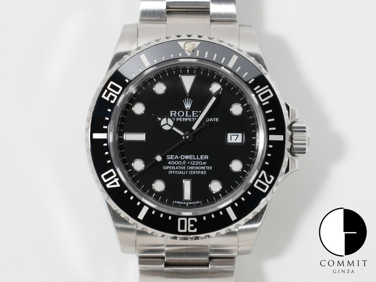 Rolex Sea-Dweller 4000 Ref. 116600 Stainless Steel Black Dial Excellent Condition pmzwvwtz