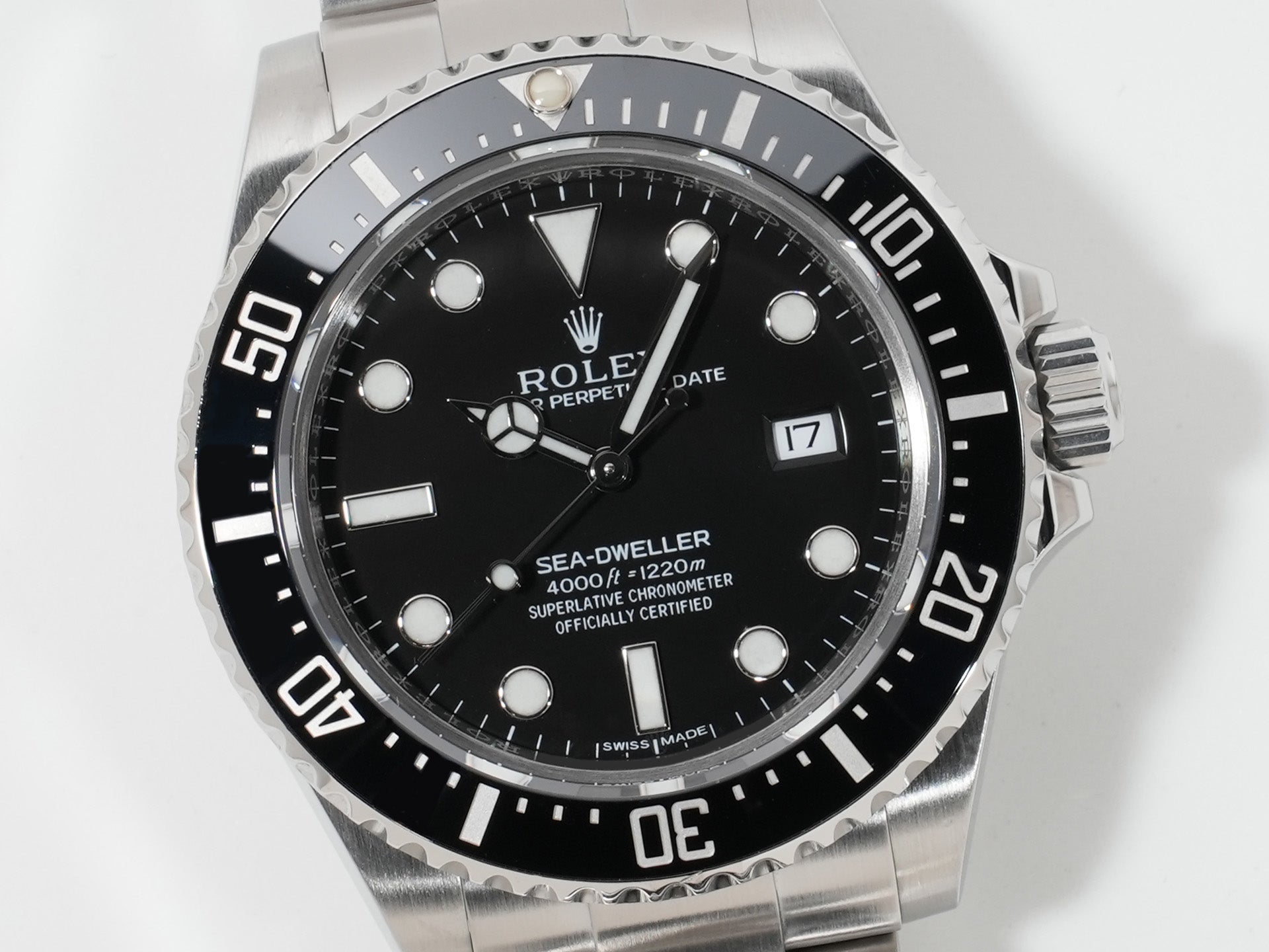 Rolex Sea-Dweller 4000 Ref. 116600 Stainless Steel Black Dial Excellent Condition pmzwvwtz