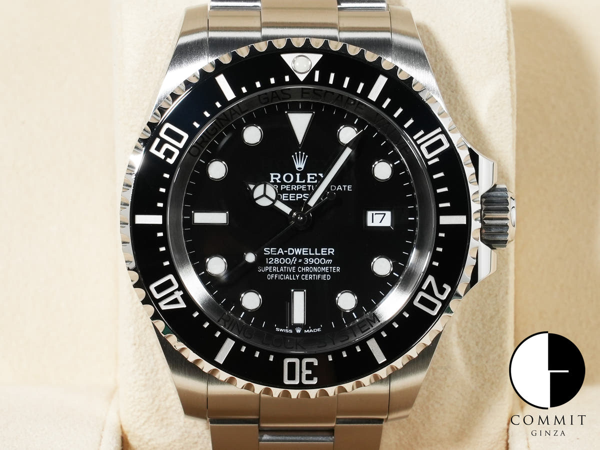 Rolex Sea-Dweller Deepsea Ref. 126660 Stainless Steel Black Dial Excellent Condition gbgjx28c