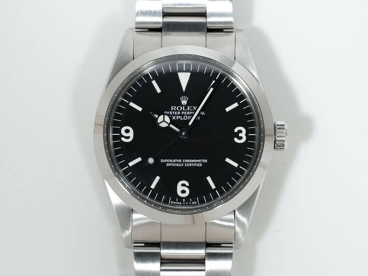 ロレックス エクスプローラーI Ref.1016 ステンレススチール ブラック文字盤 中古 hhn4hwv8