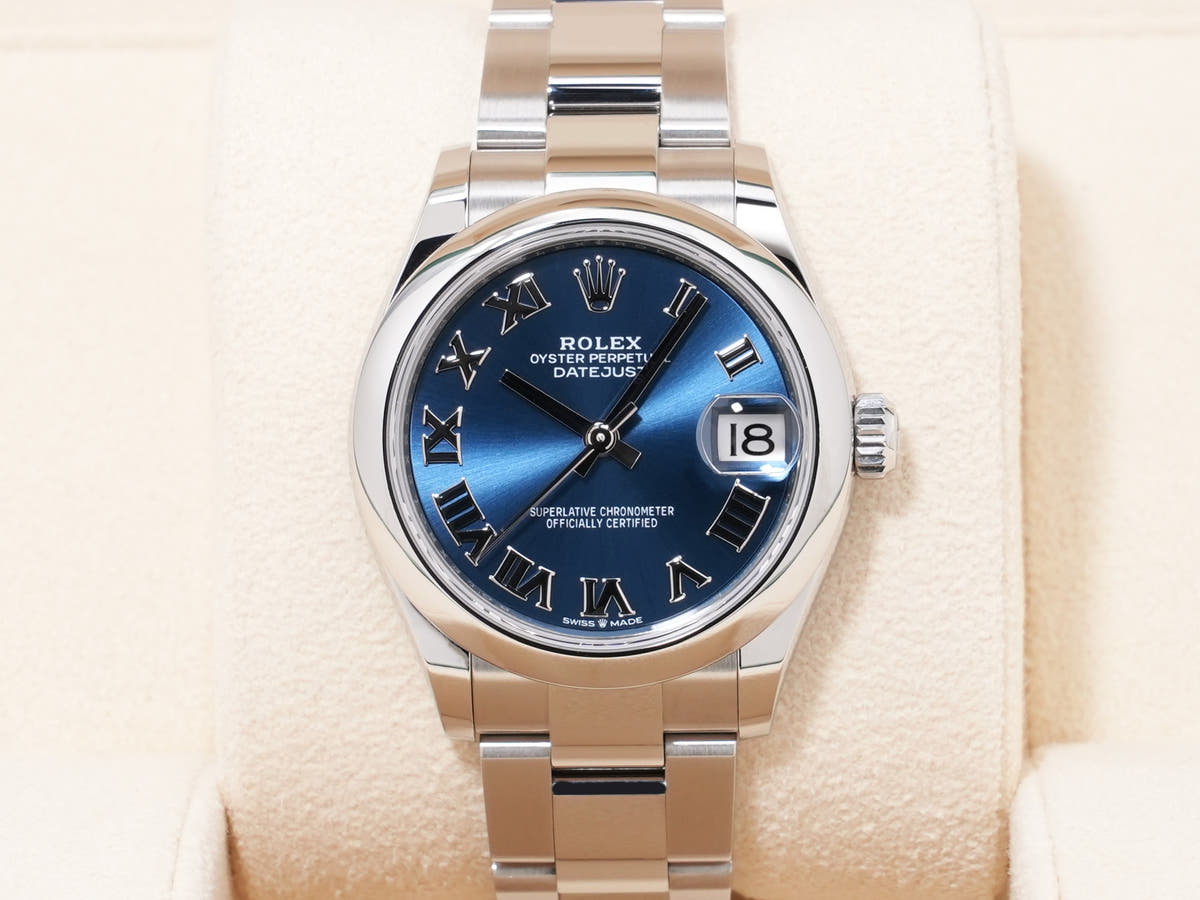 Rolex Datejust 31 Ref. 278240 Stainless Steel Blue Dial Excellent Condition 9iu8yqwx