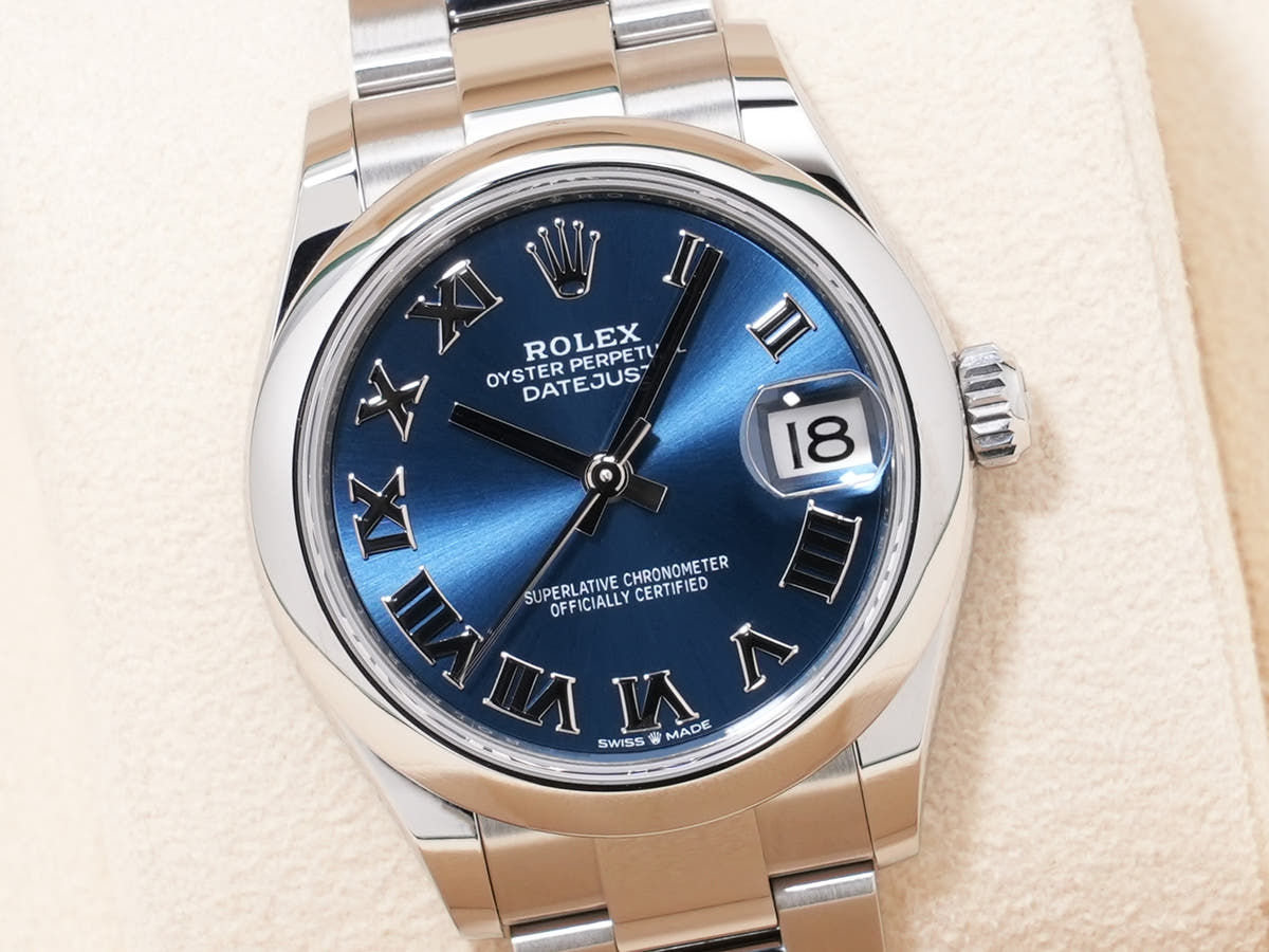 Rolex Datejust 31 Ref. 278240 Stainless Steel Blue Dial Excellent Condition 9iu8yqwx