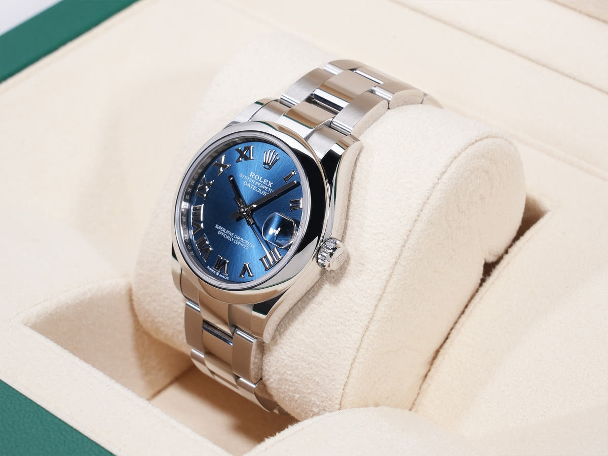 Rolex Datejust 31 Ref. 278240 Stainless Steel Blue Dial Excellent Condition 9iu8yqwx