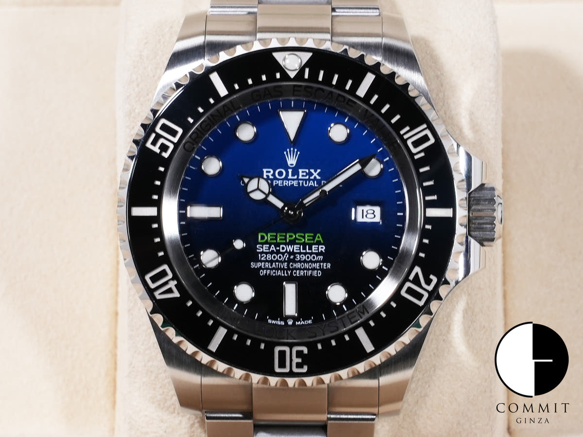Rolex Sea-Dweller Deepsea Ref. 126660 Stainless Steel D-Blue Dial Excellent Condition 9gc9y56s