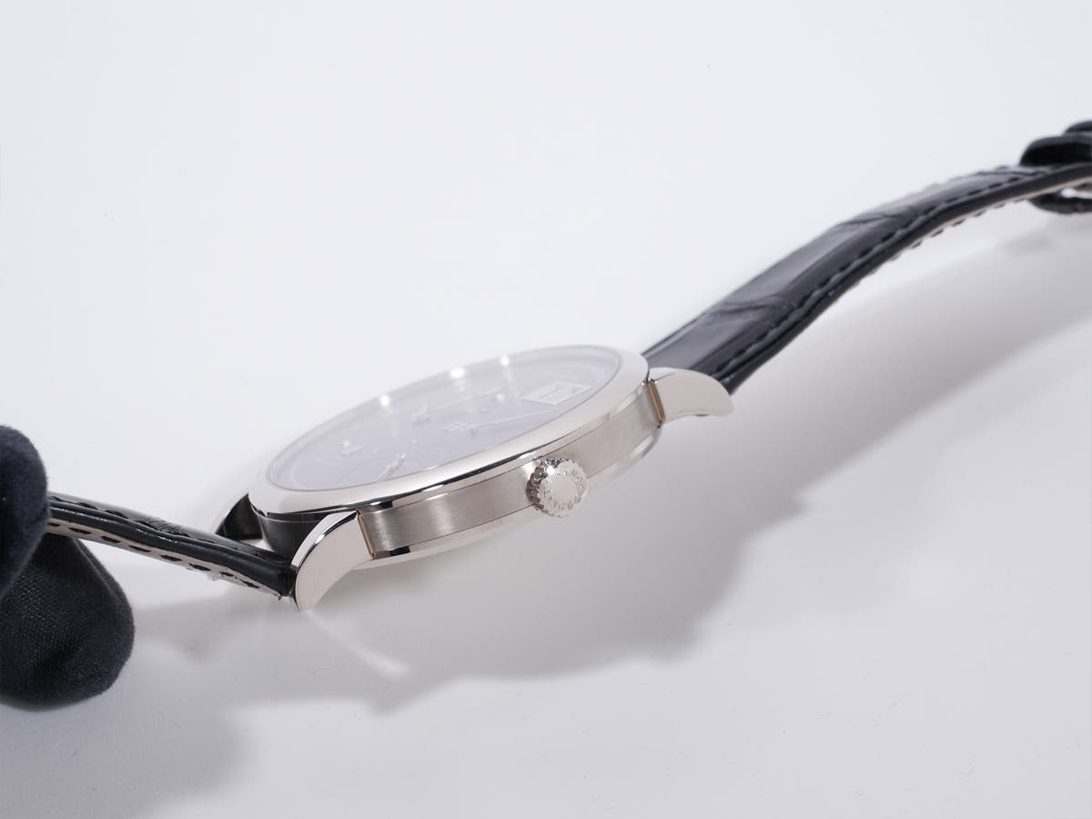 A. Lange &amp; Söhne Grand Lange 1 Ref. 137.038 18K White Gold Gray Dial Excellent Condition yuvqar38