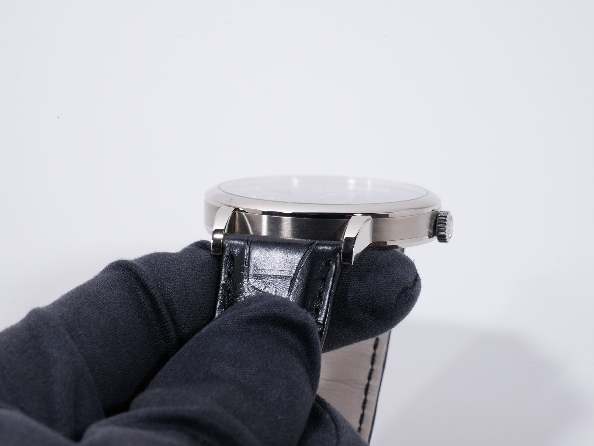 A. Lange &amp; Söhne Grand Lange 1 Ref. 137.038 18K White Gold Gray Dial Excellent Condition yuvqar38