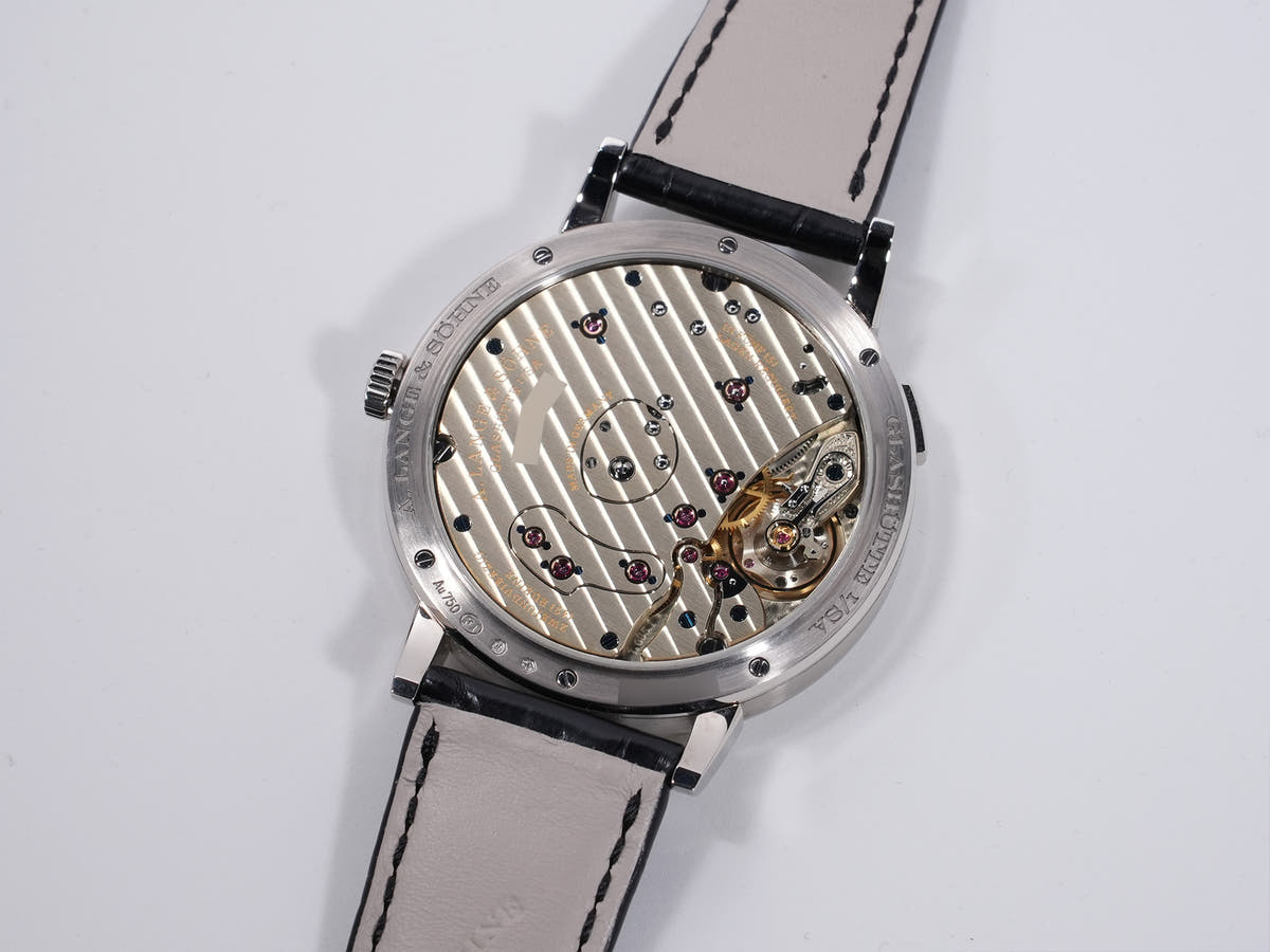A. Lange &amp; Söhne Grand Lange 1 Ref. 137.038 18K White Gold Gray Dial Excellent Condition yuvqar38
