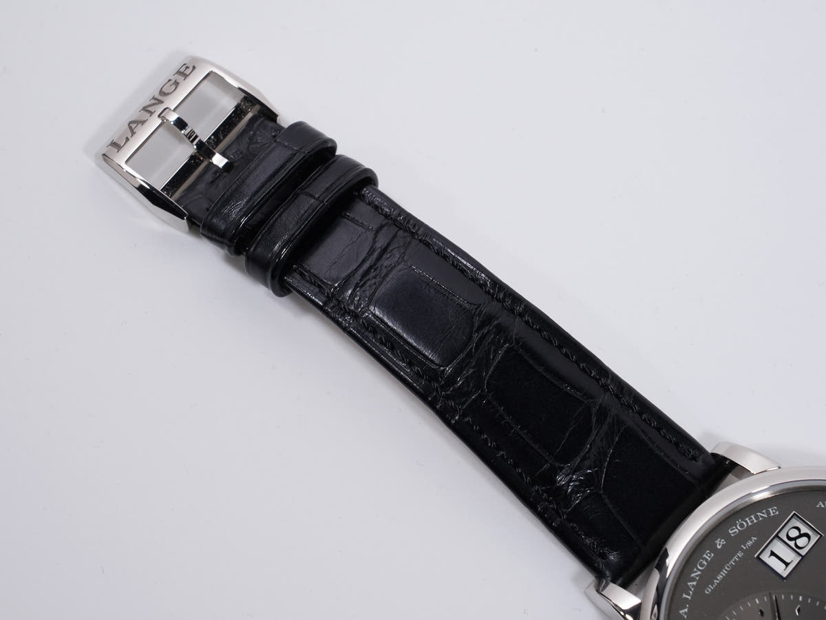 A. Lange &amp; Söhne Grand Lange 1 Ref. 137.038 18K White Gold Gray Dial Excellent Condition yuvqar38