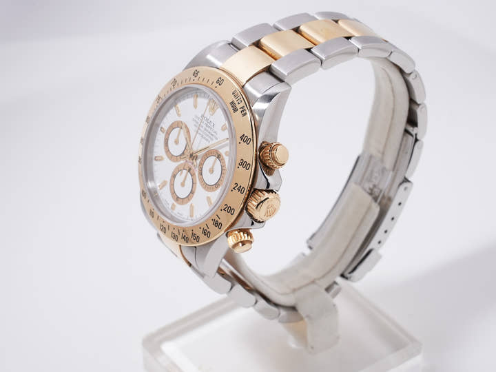 Rolex Daytona El Primero Ref. 16523 Stainless Steel/Yellow Gold White Dial