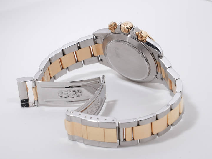 Rolex Daytona El Primero Ref. 16523 Stainless Steel/Yellow Gold White Dial