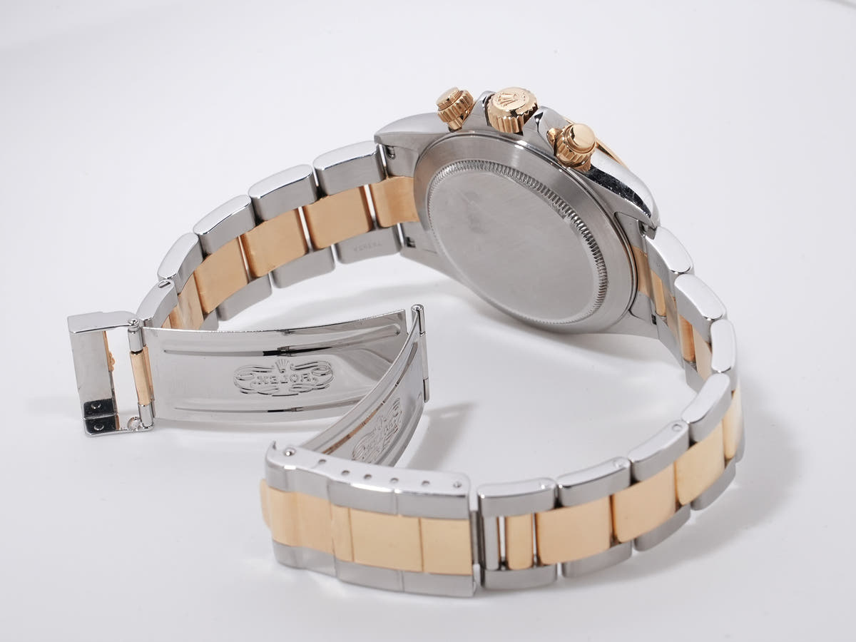 Rolex Daytona El Primero Ref. 16523 Stainless Steel/Yellow Gold White Dial Pre-owned naw9f6dq