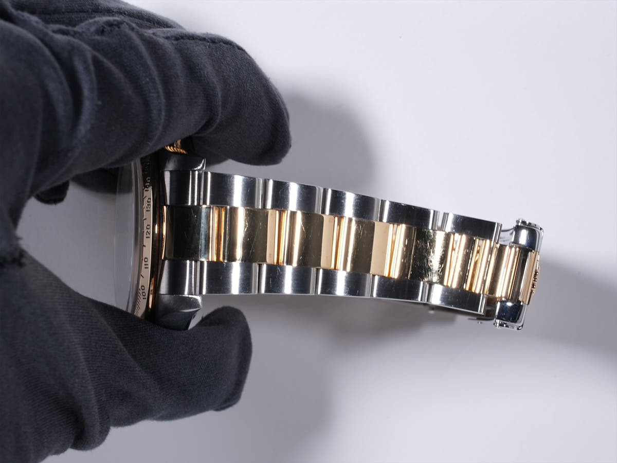 Rolex Daytona El Primero Ref. 16523 Stainless Steel/Yellow Gold White Dial Pre-owned naw9f6dq