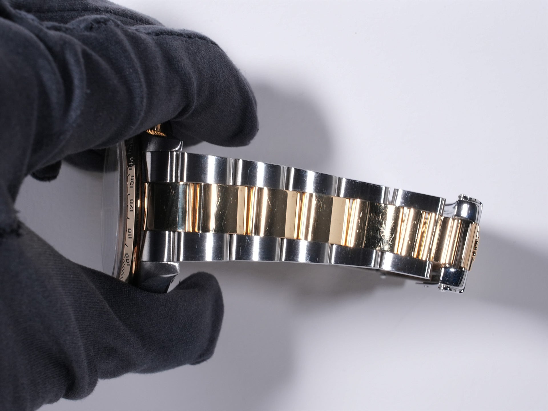 Rolex Daytona El Primero Ref. 16523 Stainless Steel/Yellow Gold White Dial Pre-owned naw9f6dq